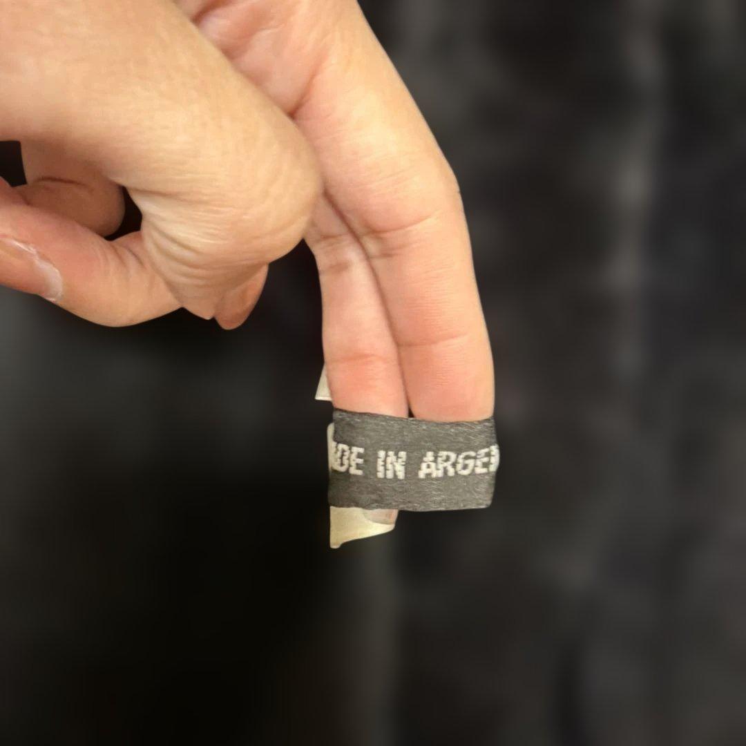 カールヘルム　中ボアレザーブルゾン　羊革　ブラック　フリーサイズ