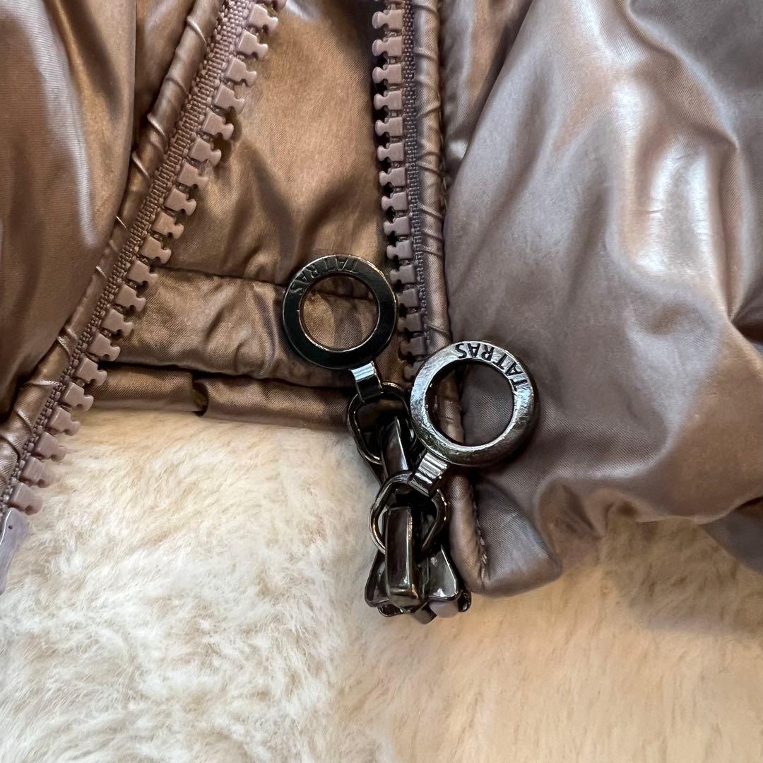 美品 タトラス BABILA モカブラウン 02 バビラ ダウンコート Aライン