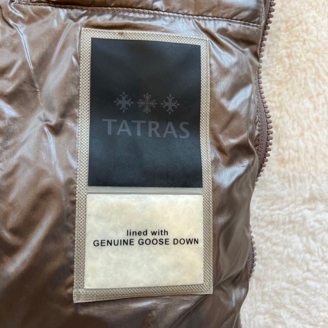 美品 タトラス BABILA モカブラウン 02 バビラ ダウンコート Aライン