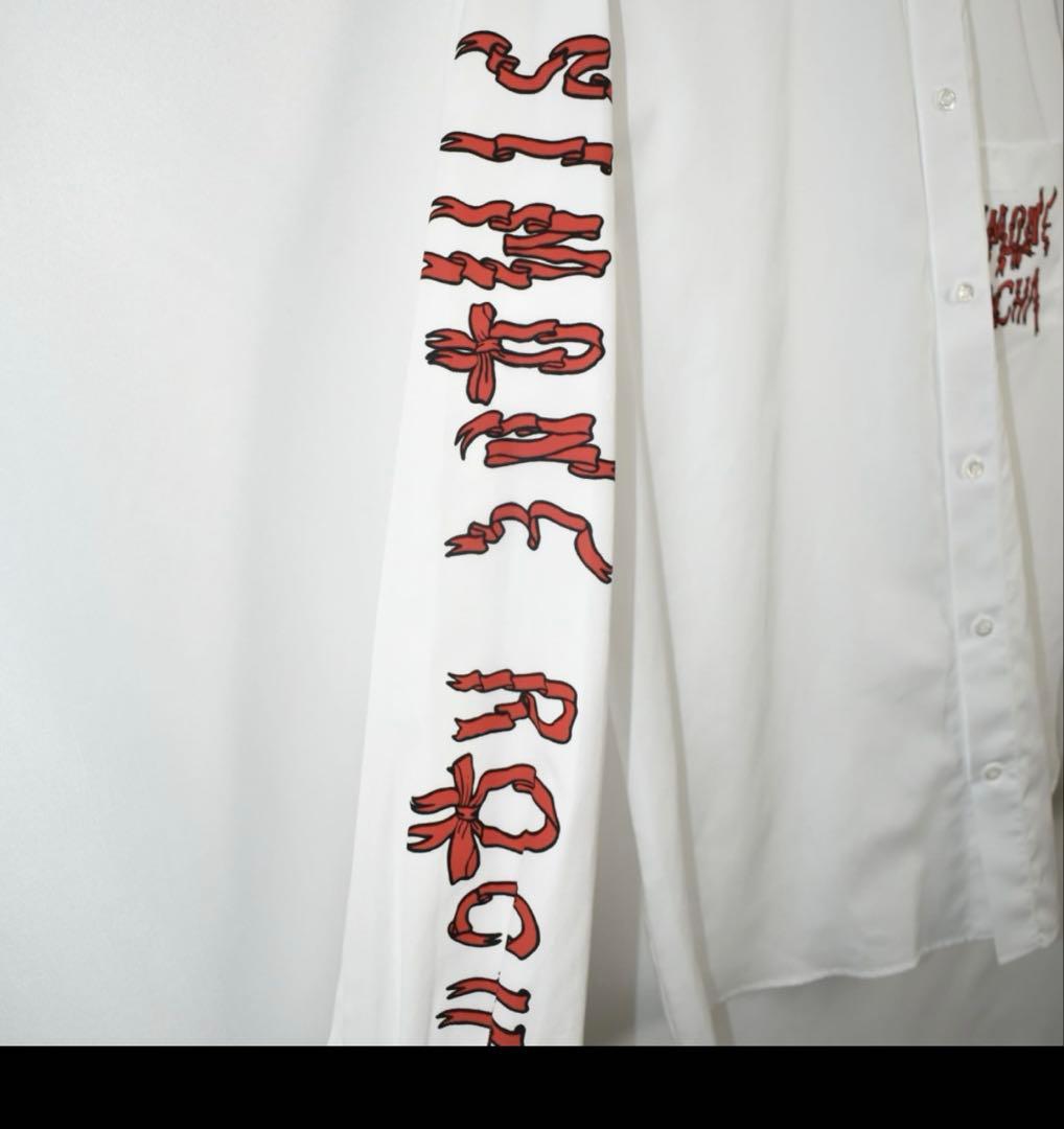 Simone Rocha シモーネロシャ　ロゴプリントシャツ　サイズXL