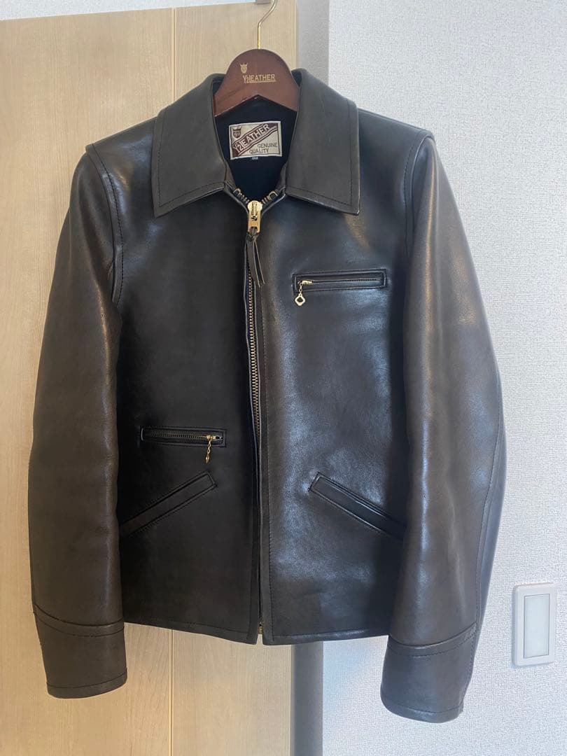 さ*さ様 Y2LEATHER ブラックレザージャケット 38