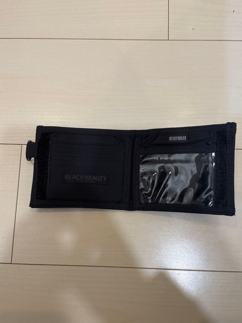 廃盤　ヘッドポーター　ブラックビューティー　二つ折り財布