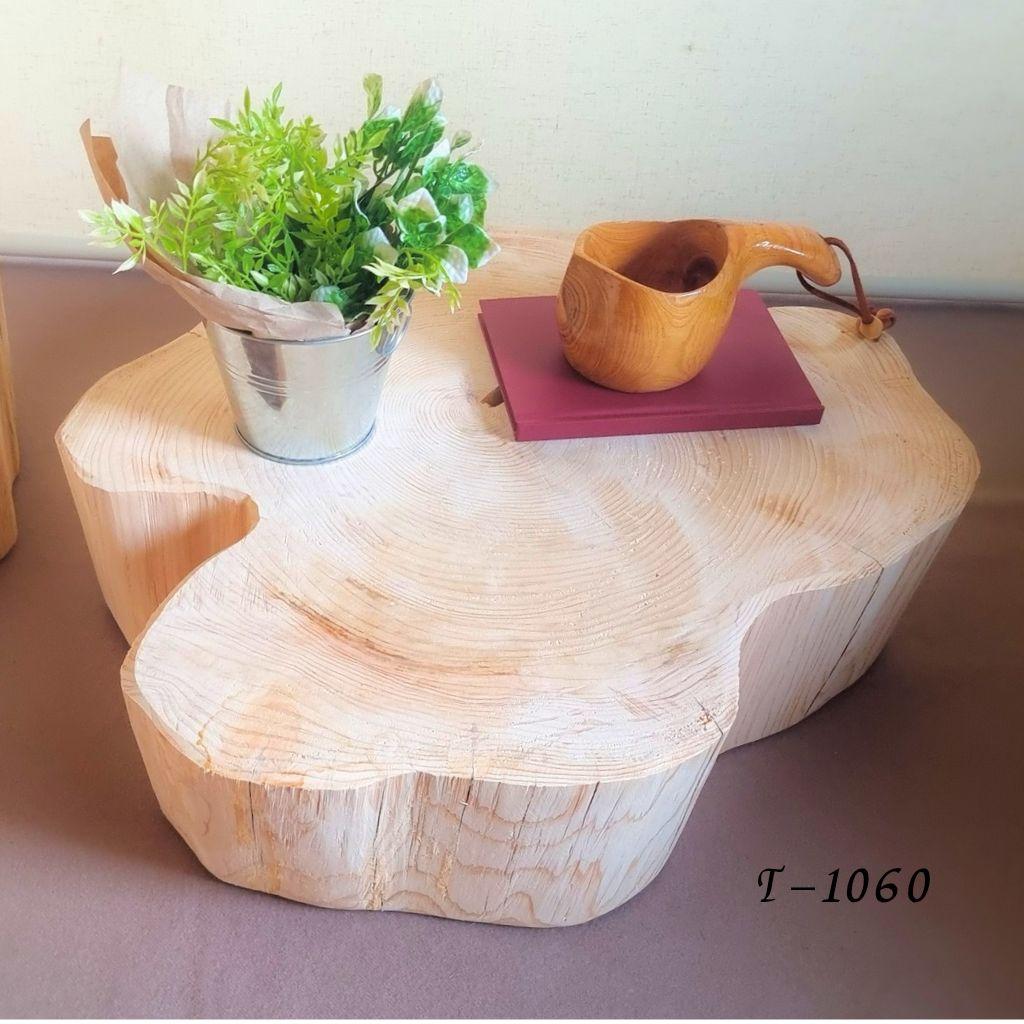 超特大 ひのき 天然アロマ 切株テーブル・無垢無塗装・オーガニック
