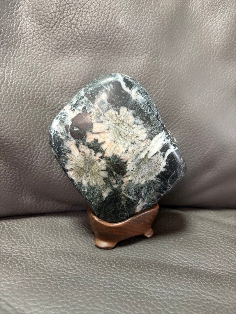 鑑賞石　花石　置物