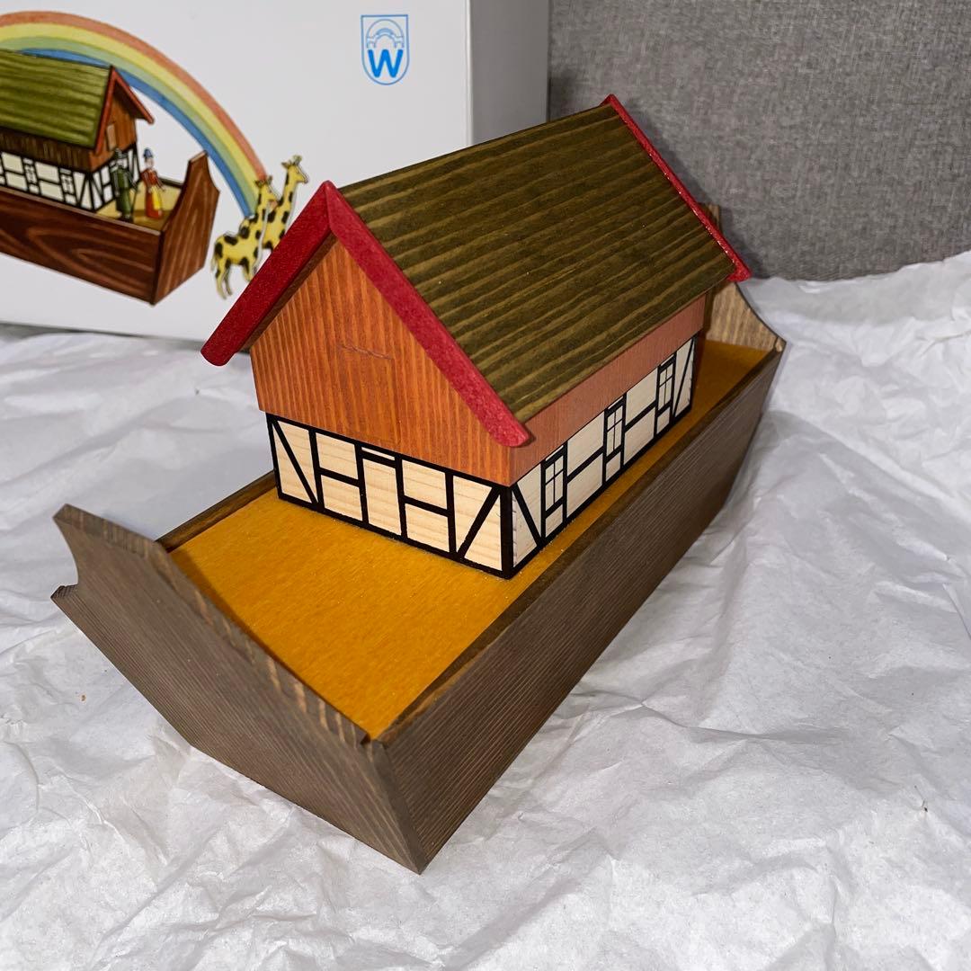 クリスチアン・ヴェルナー　ノアの方舟 木製 置物 ドイツ製