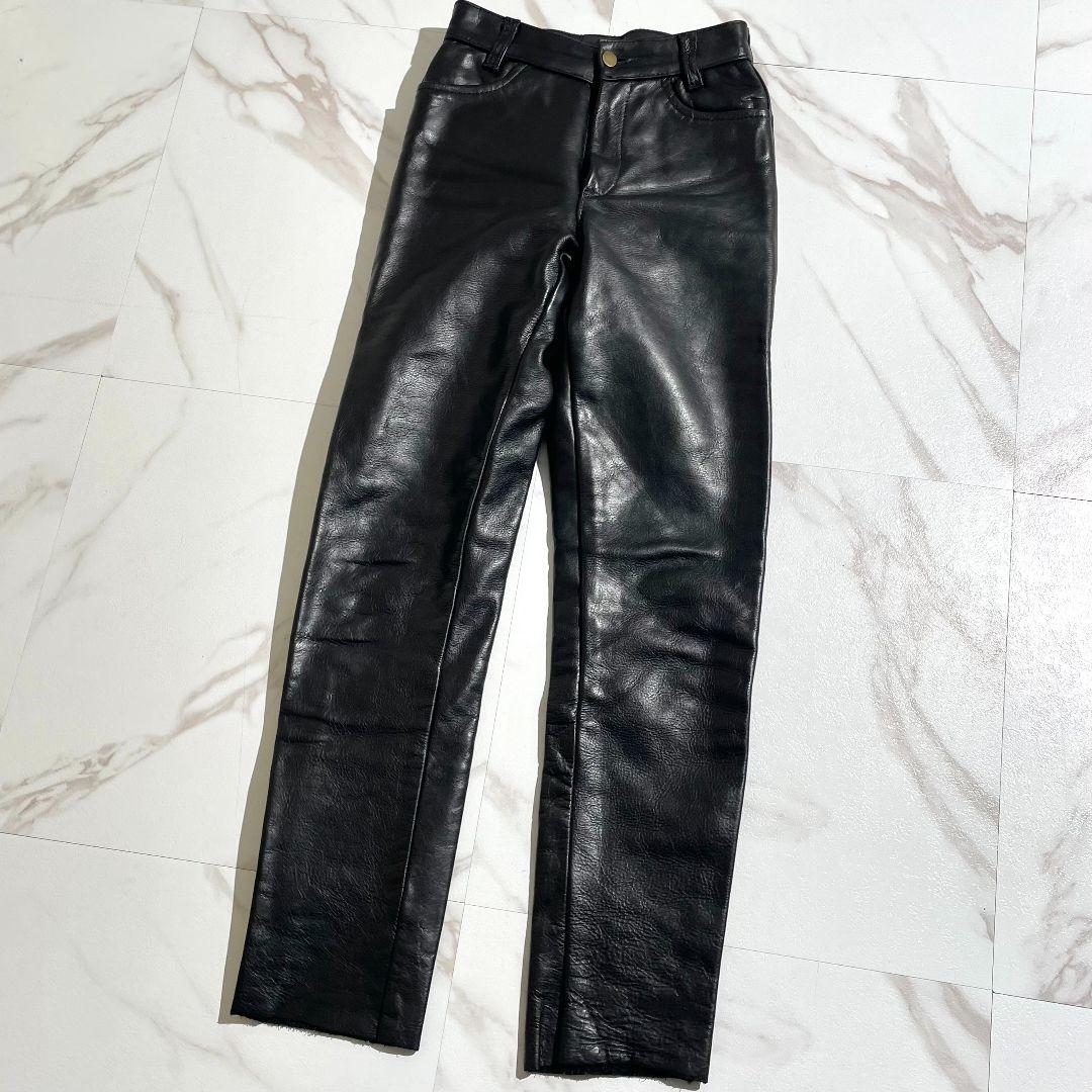 バンソン　レザーパンツ　革パン　バイカー　W27