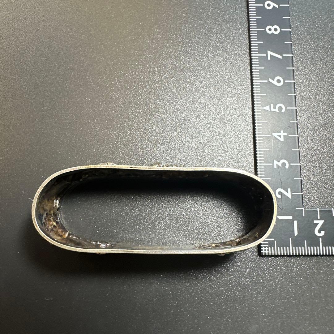 アンティーク　シルバー製　ナプキンリング　刻印　ぶどう