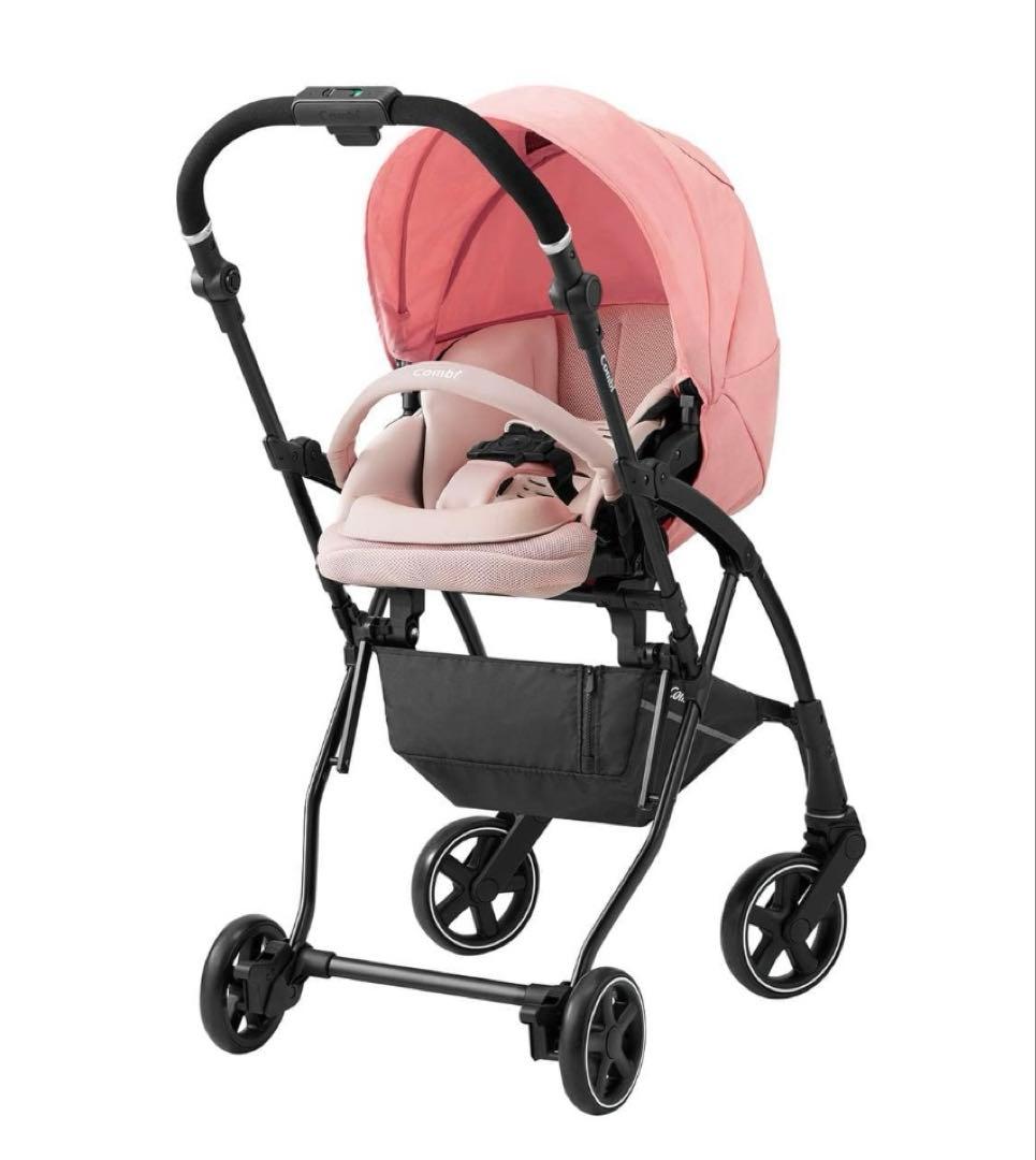 【コンビ高級ライン】ベビーカー combi AttO type-Lライトピンク