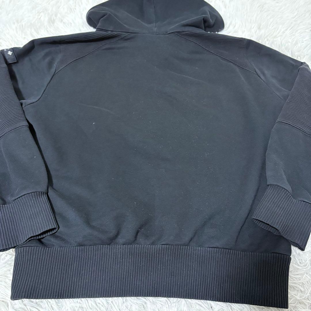 TATRAS タトラス　ブラック　フード付きジップアップパーカー　サイズ03