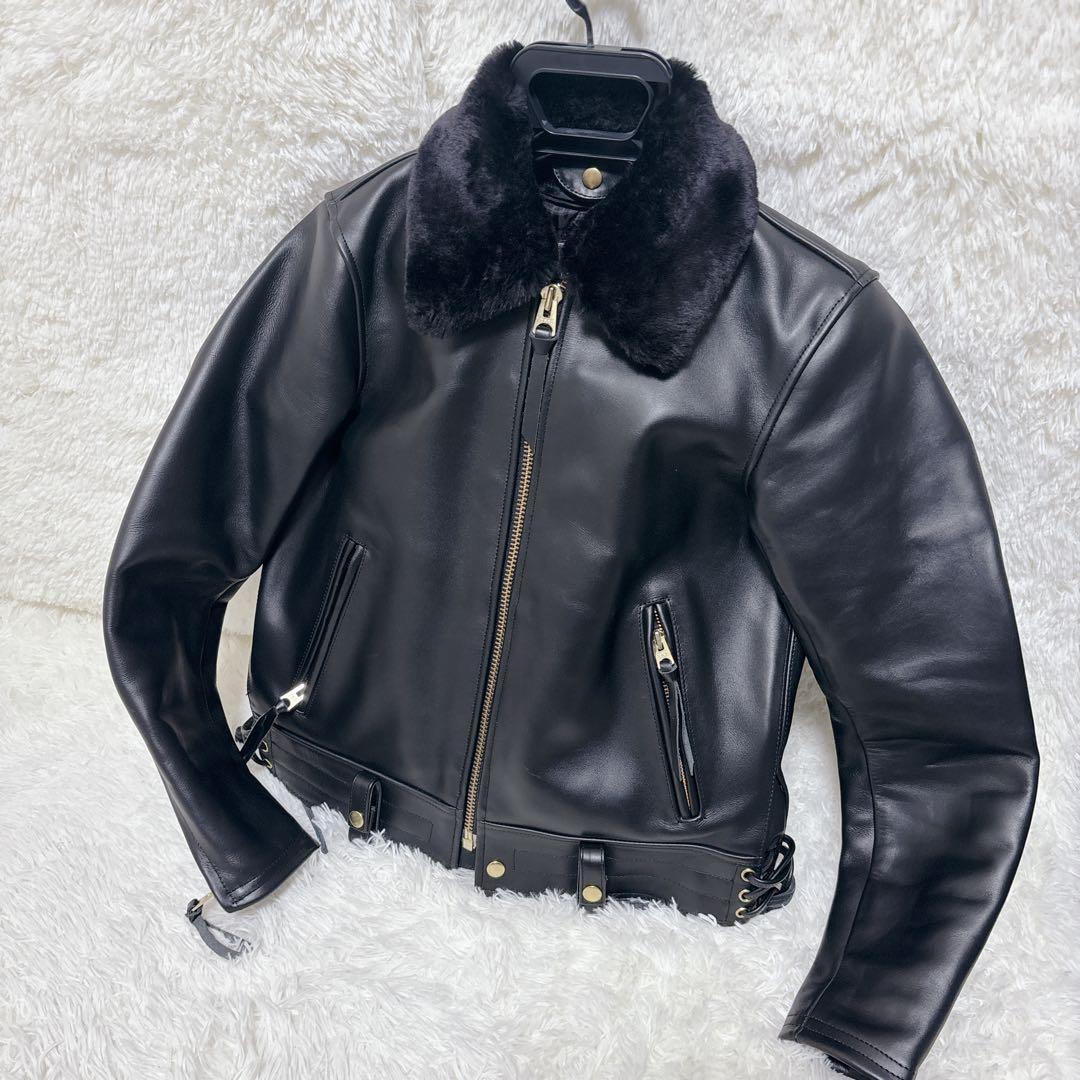 KADOYA K'S LEATHER ブラックレザー M