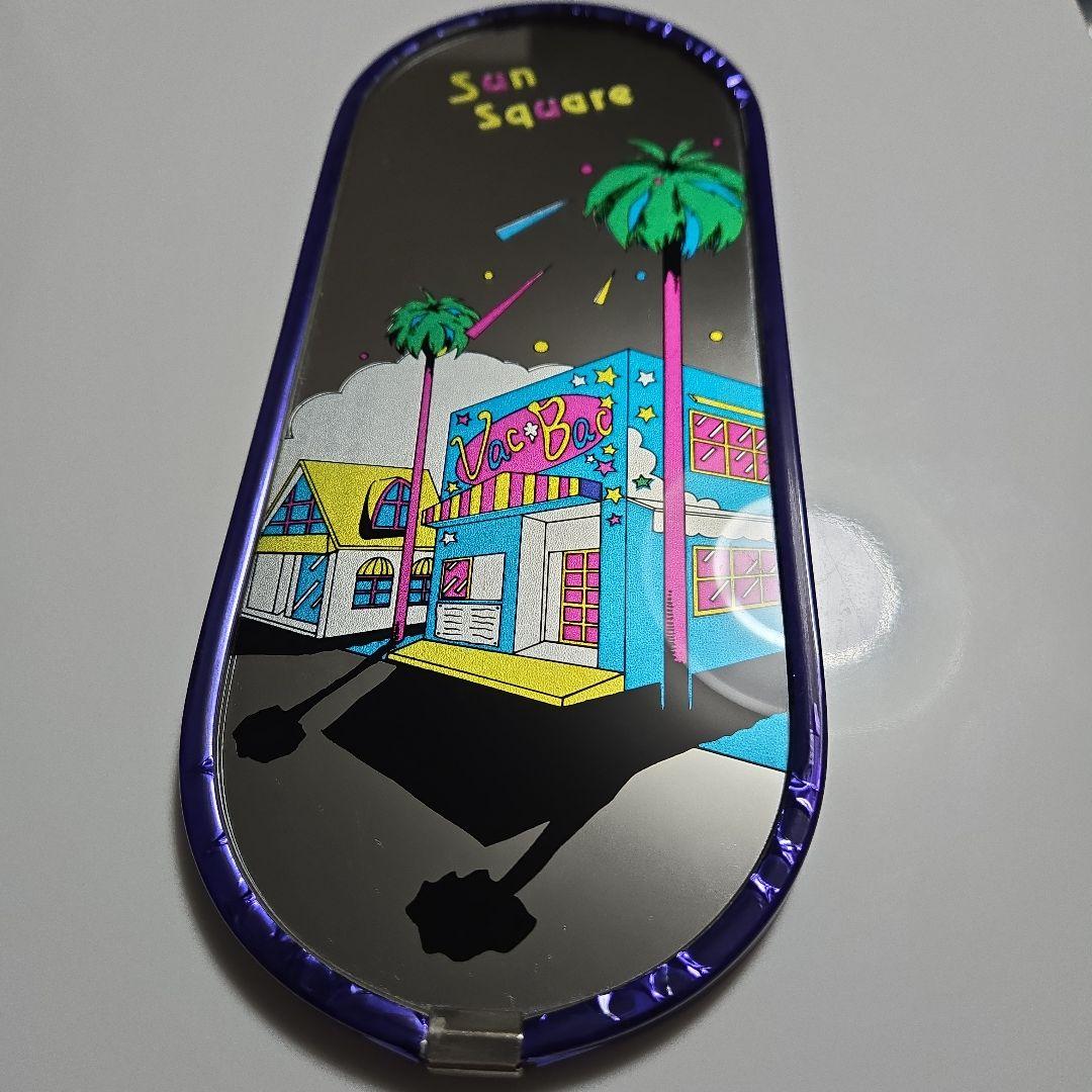 パブミラー　ヤシの木　派手　レトロ 　ヴィンテージ　壁かけ鏡