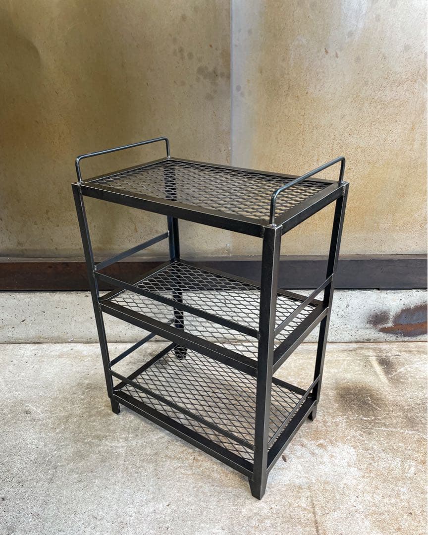 アイアンラック　植物棚　インダストリアル　キッチンラック　アイアン家具