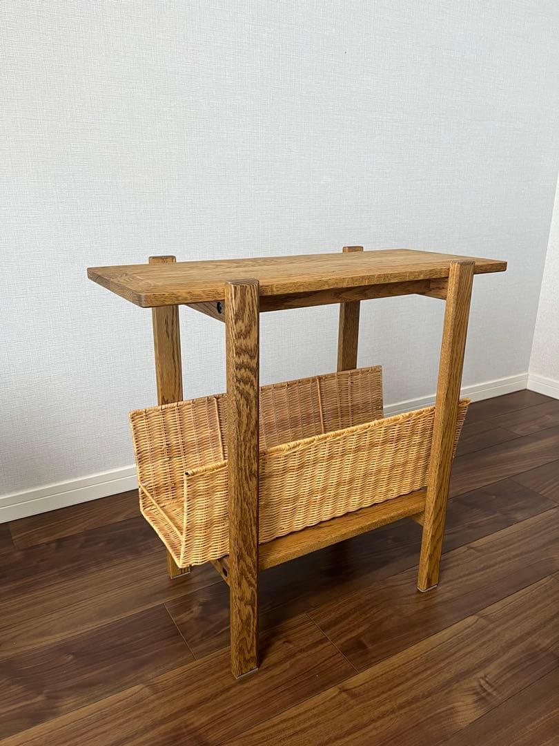 お値下げしました　モモナチュラル　momo natural ラタンサイドテーブル