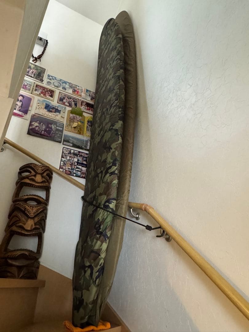 BICロングボード (ノーズライダー)10ft、カバー付き、屋内保管