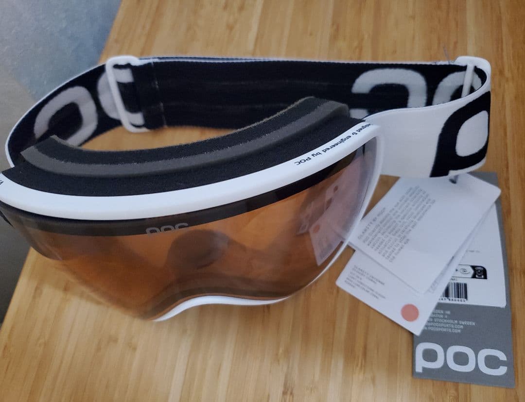 ポック Vitrea ワイドフィット スキーゴーグル ハイドロジェンホワイトOR