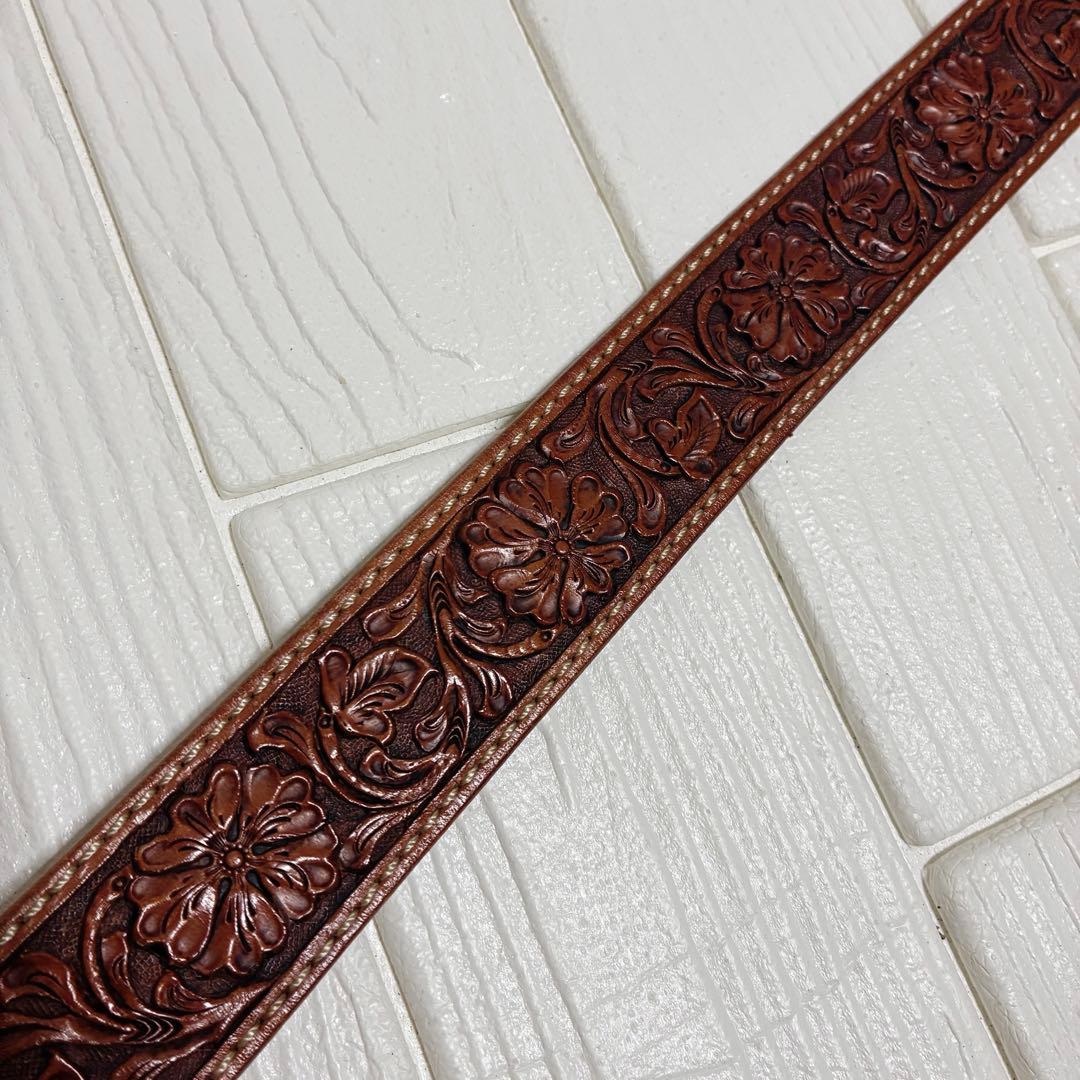 FUNNY ファニー カービング　彫り　レザーベルト　革ベルト