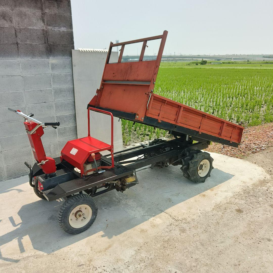 運搬車　油圧ダンプ 　ガソリンヤンマーエンジンKG-1041