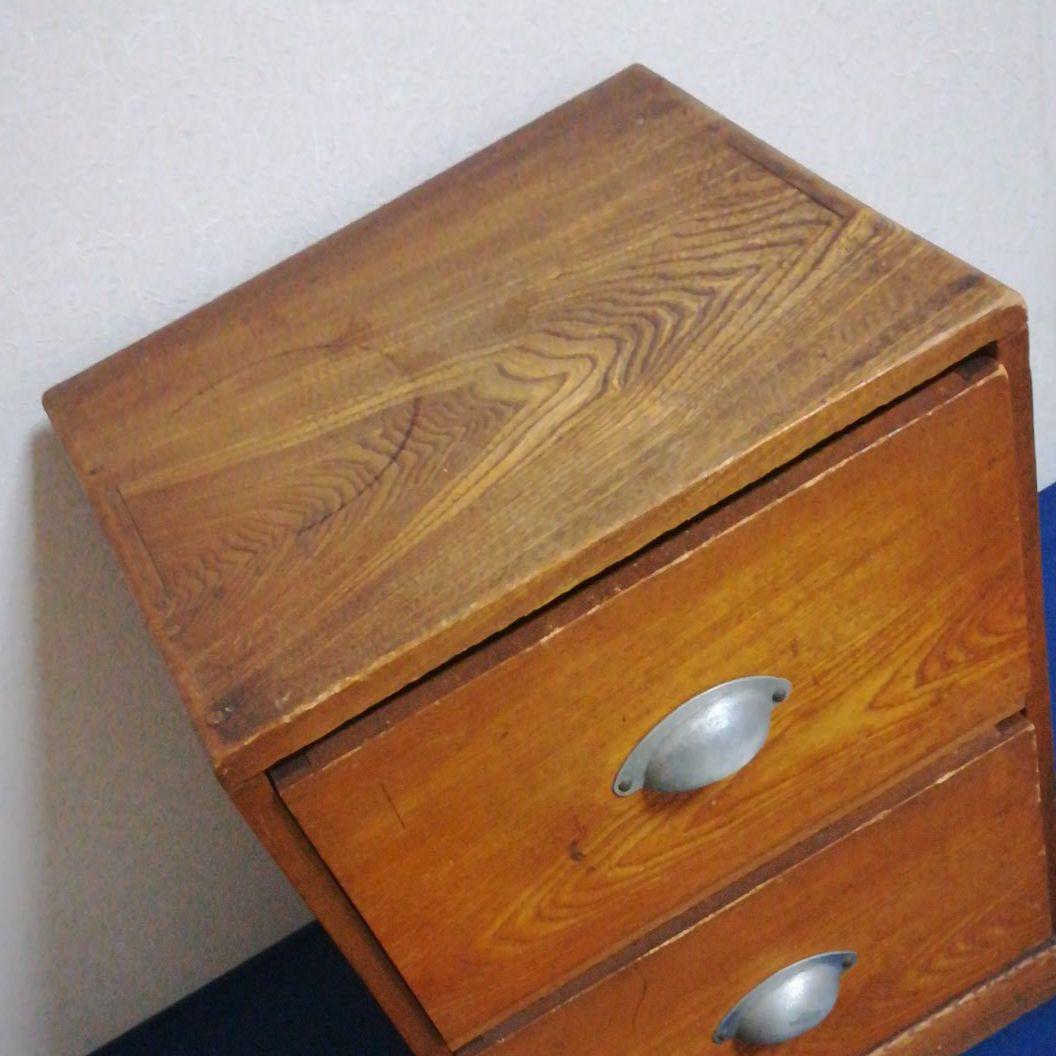 antique 匿名配送♪古民具☆レトロ 収納小箪笥