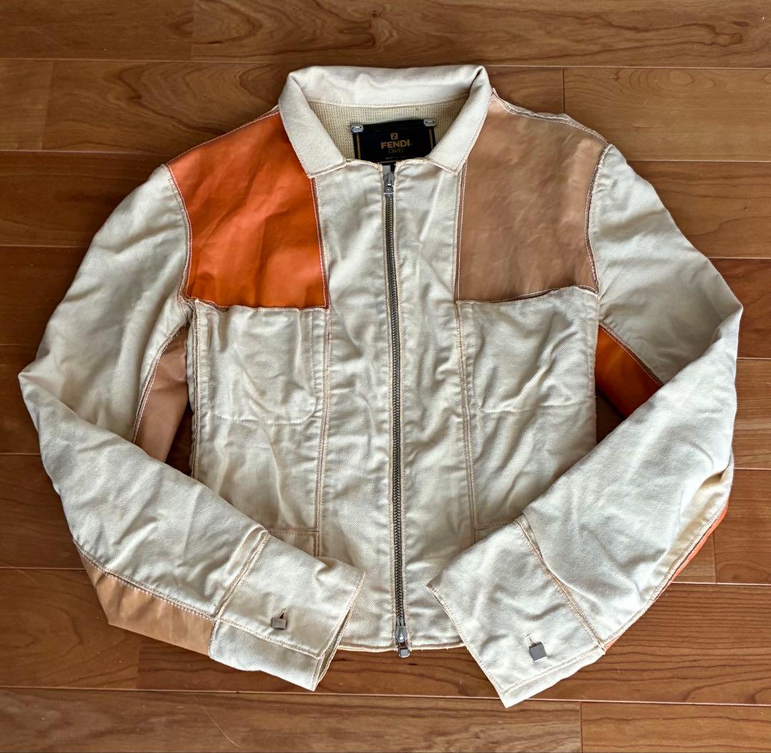 FENDI　フェンディ　ブルゾン　アウター　ドリズラー　フルジップジャケット　S
