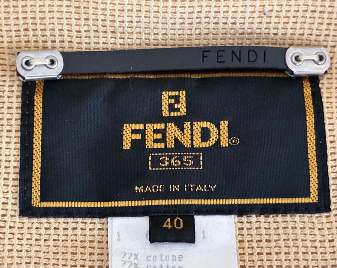 FENDI　フェンディ　ブルゾン　アウター　ドリズラー　フルジップジャケット　S