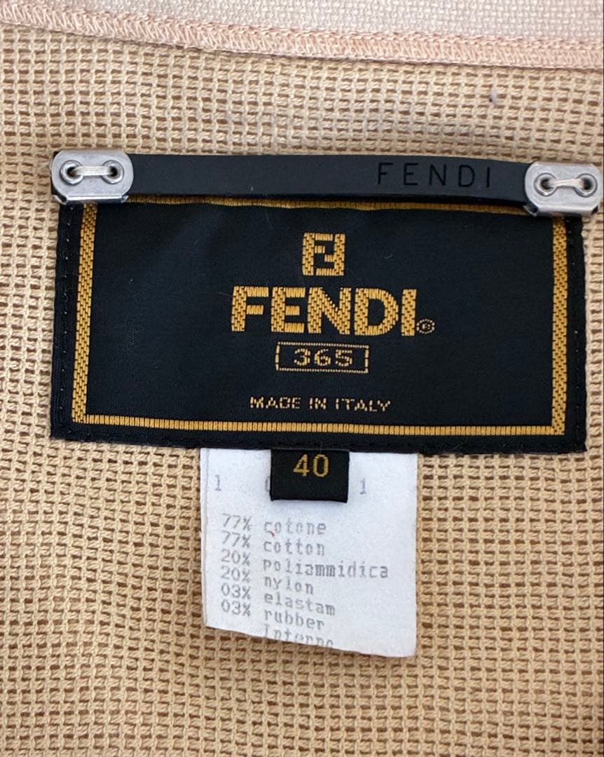 FENDI　フェンディ　ブルゾン　アウター　ドリズラー　フルジップジャケット　S