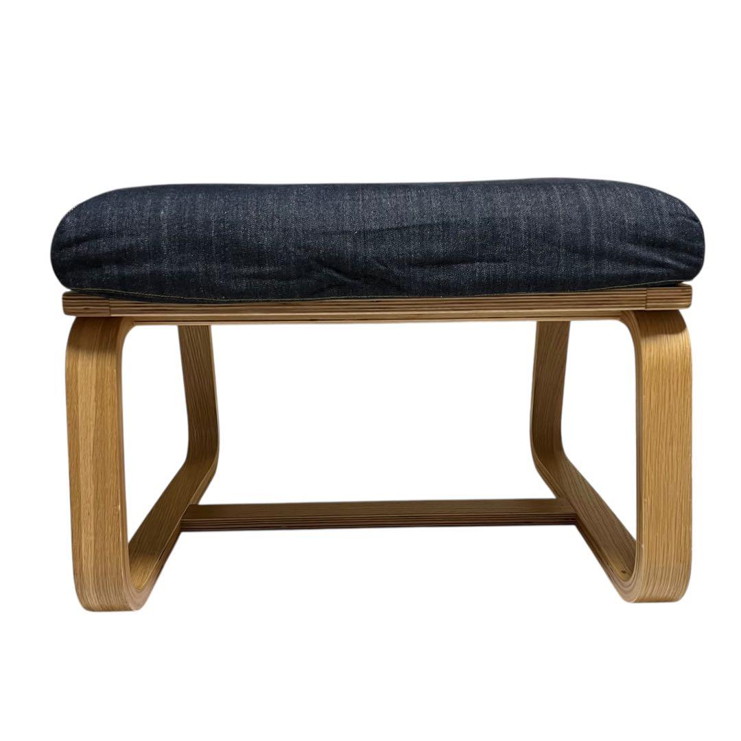 【美品】リビングでもダイニングでもつかえるベンチ２ オットマン　無印良品