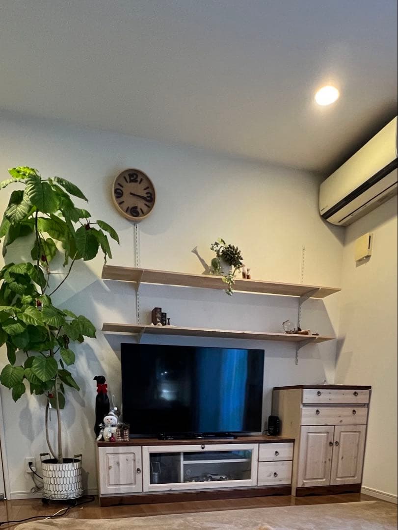 ホワイト 木製 テレビ台 約幅150cm 北欧　国産