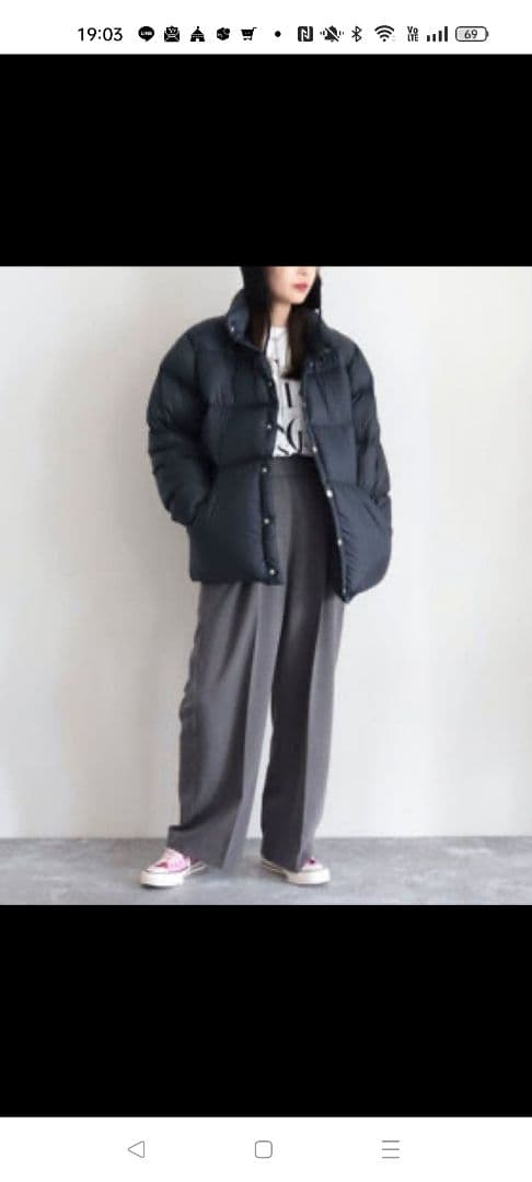 GERRY Big Down 　完売品　ブラック　新品タグ付き