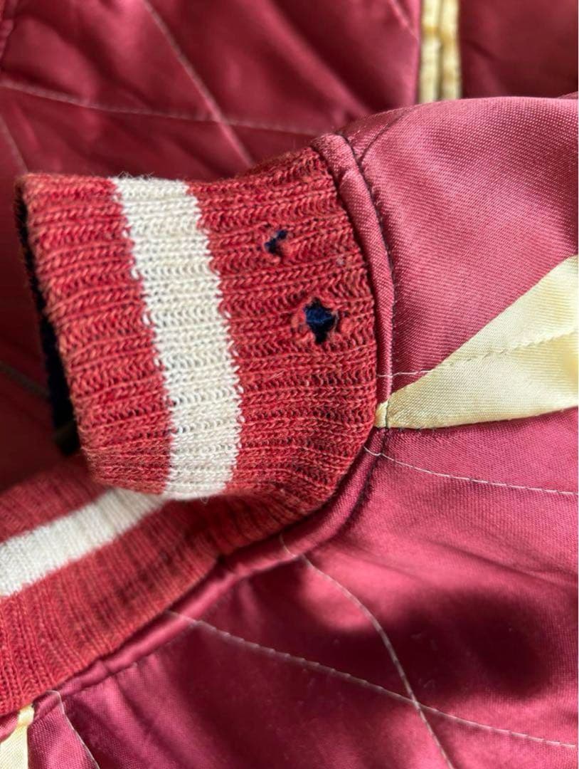 す*ん様 50'sヴィンテージ スカジャン 虎 鷲 龍 鷹 刺繍 TTS Zip