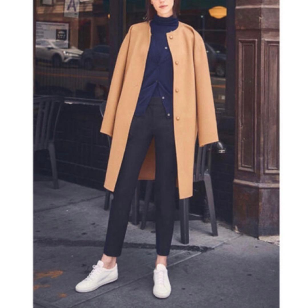 未使用品タグ付き✨セオリー ウールカシミヤ ダブルフェイスコート S キャメル