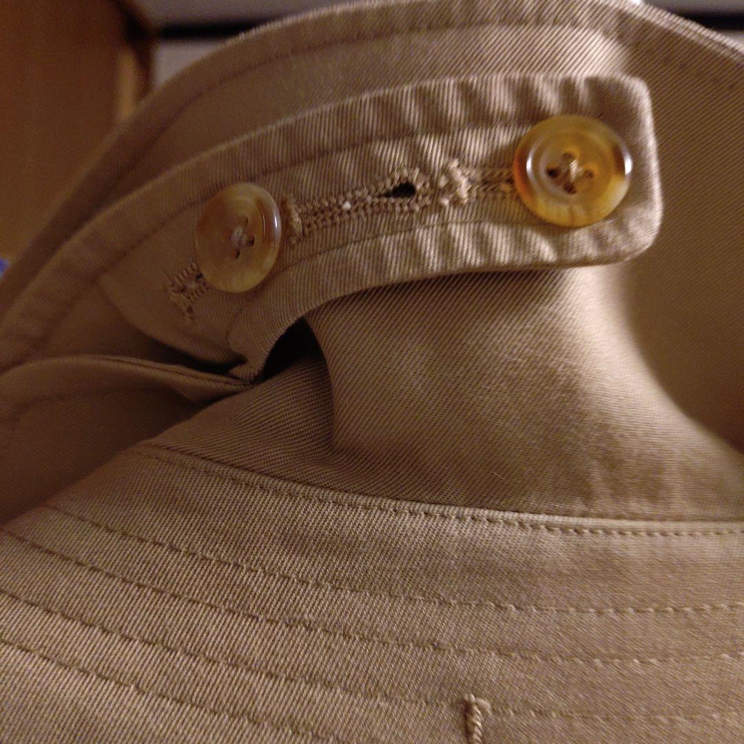 中古アクアスキュータムメンズトレンチコートベージュ38サイズ（Lサイズ相当）