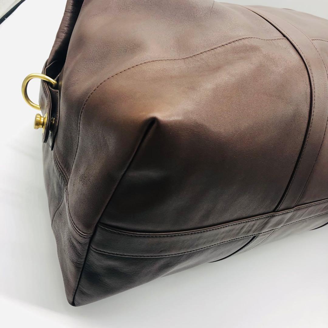 オールドコーチ 0502 ボストンバッグ　 ブラウン　良品