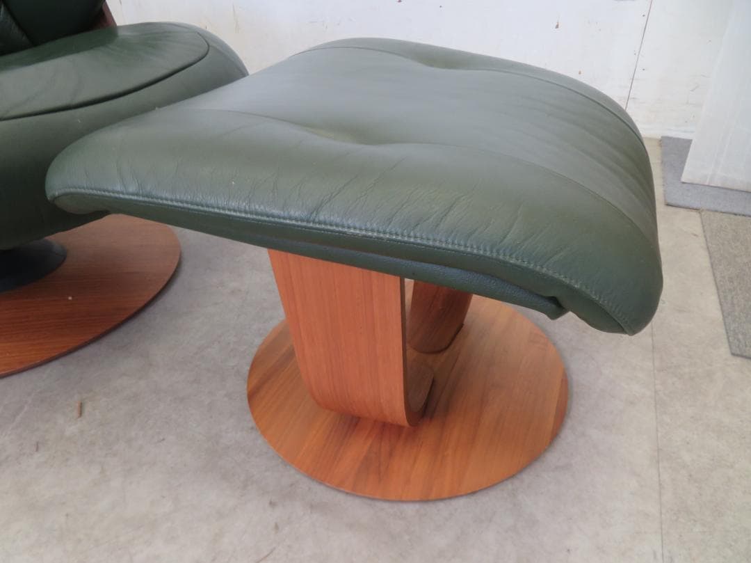 美品■カリモク■本革■ザ・ファースト■RU73■リクライニングソファ■39.4万