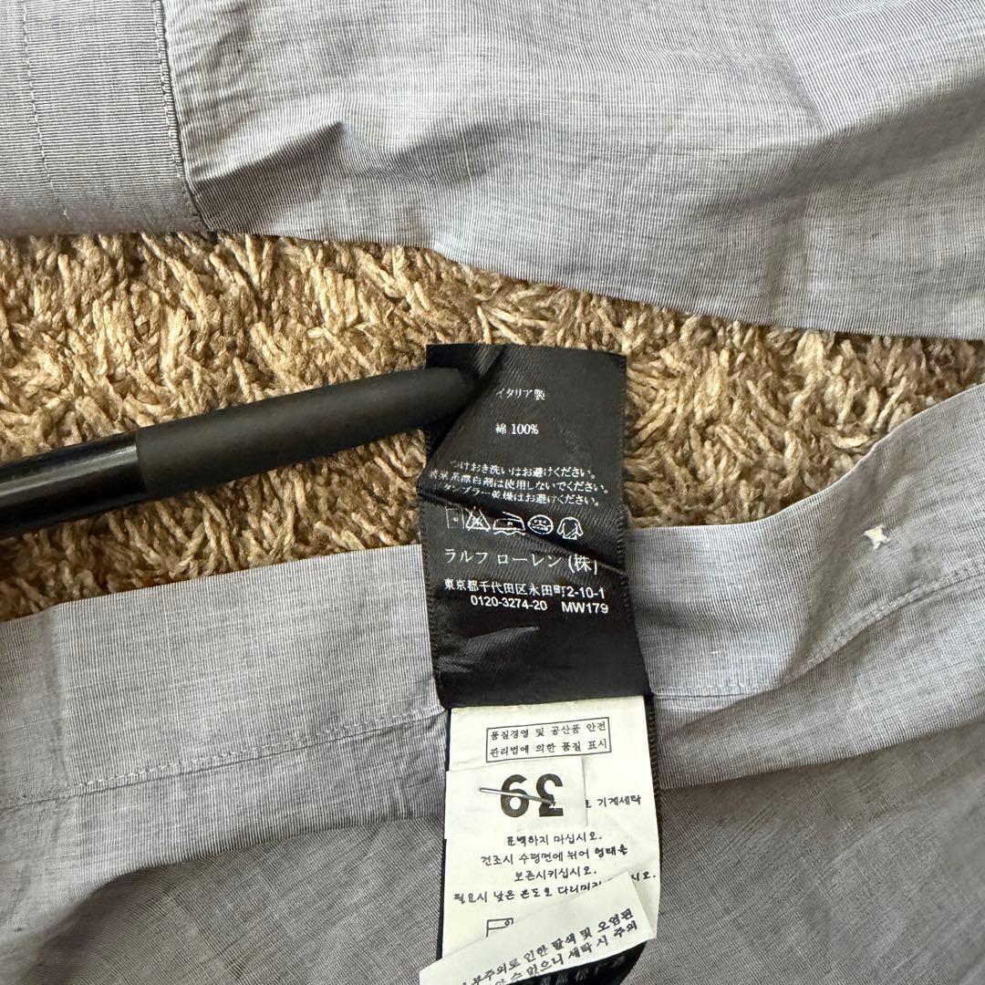 【最高級ライン　ブラックレーベル】ラルフローレン　シャツ　イタリア製　L 16