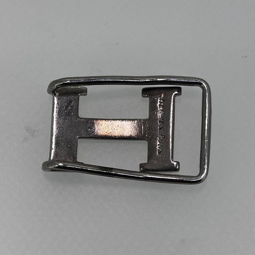 HERMES エルメス　Hロゴ　マネークリップ　シルバー