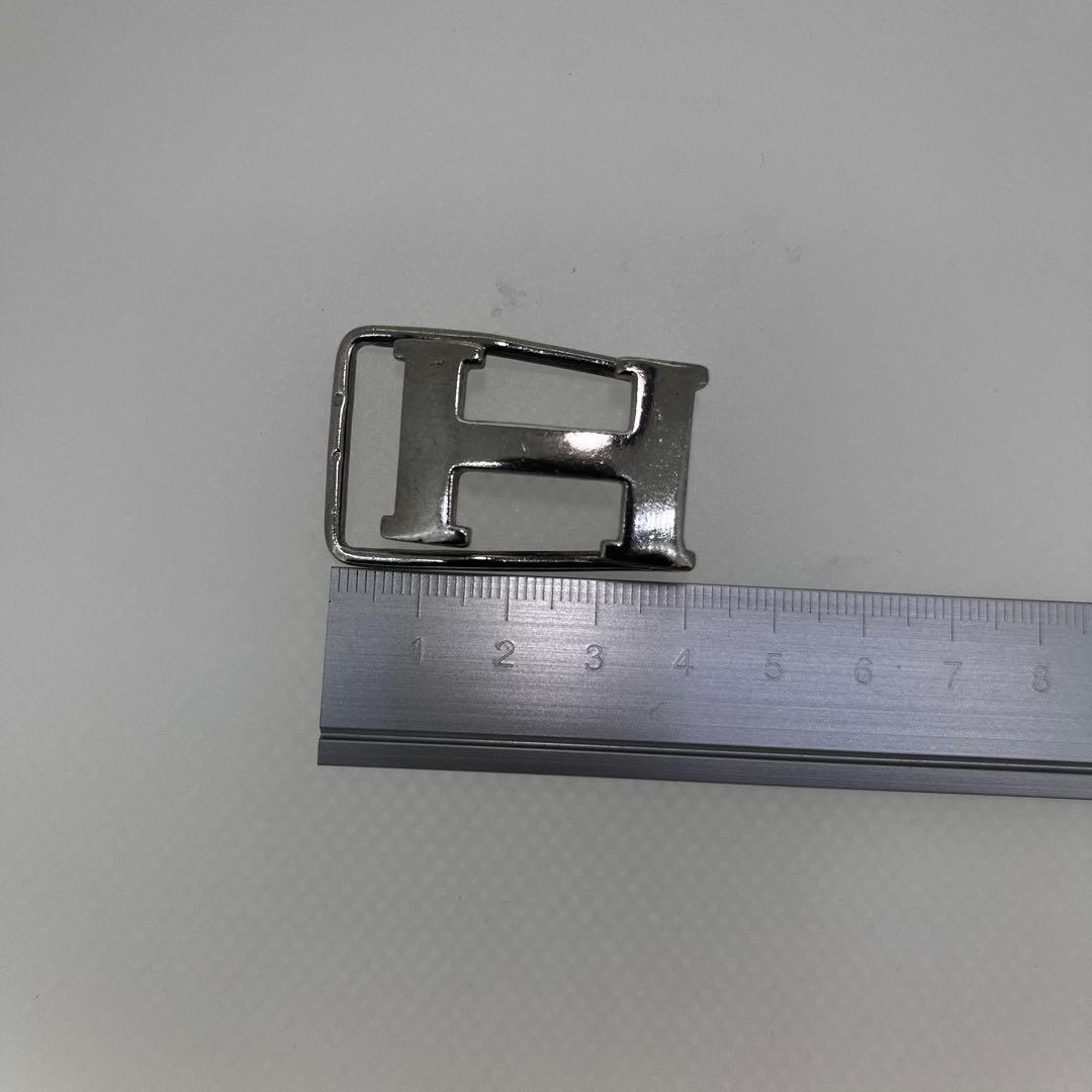 HERMES エルメス　Hロゴ　マネークリップ　シルバー