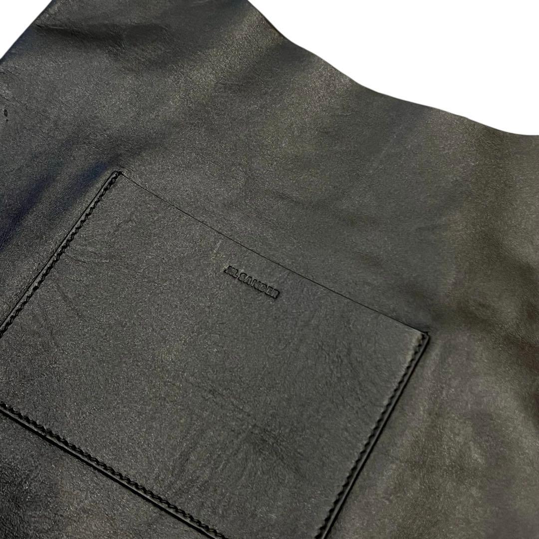 JIL SANDER MARKET マーケット レザーバッグ ショッピングバッグ