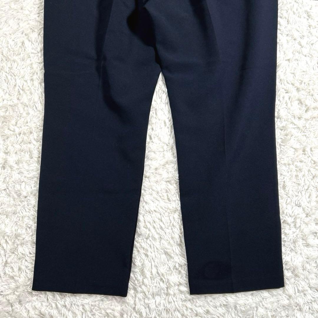 【新品・大きいサイズ XL】　ロペピクニック 他　パンツスーツ　ノーカラー　濃紺