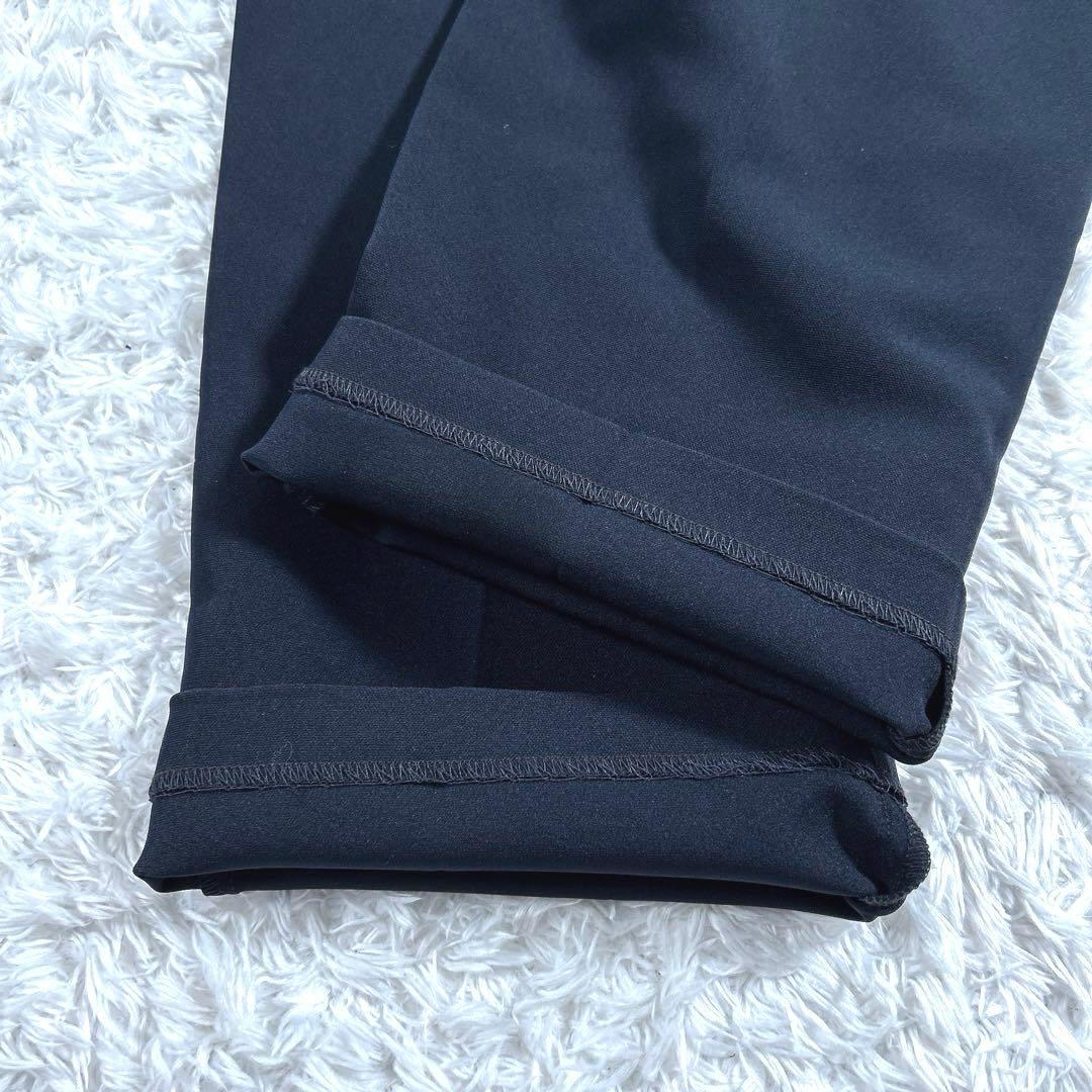 【新品・大きいサイズ XL】　ロペピクニック 他　パンツスーツ　ノーカラー　濃紺