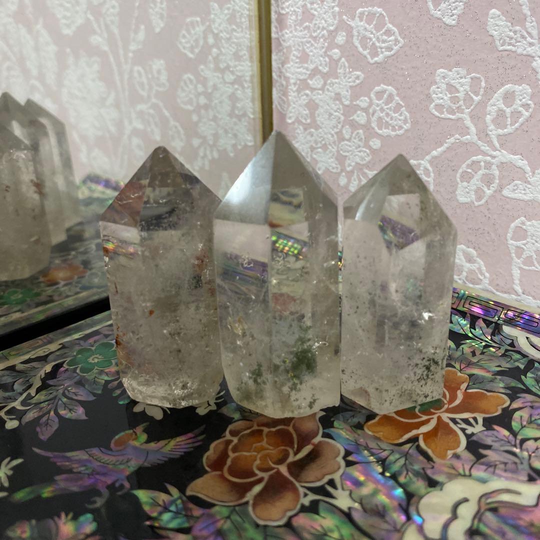 ✨✨幻影水晶六角柱✨グリーンファントムセット