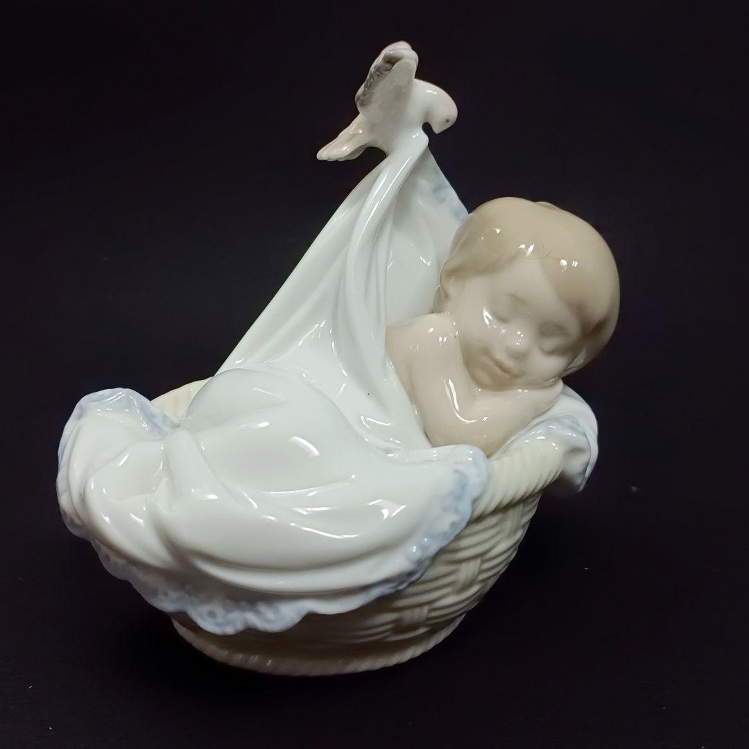 【美品】リヤドロ My Dream 僕の夢 フィギュリン 天使