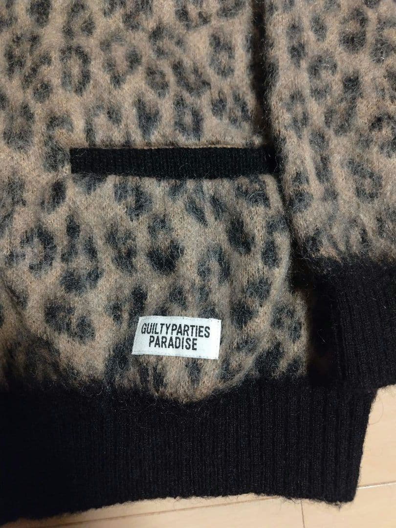 WACKO MARIAワコマリア LEOPARD MOHAIR CARDIGAN