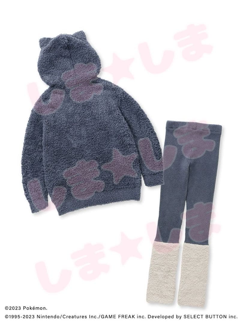 【ジェラートピケ】ポケモンスリープ♡カビゴン フーディ&レギンスセット