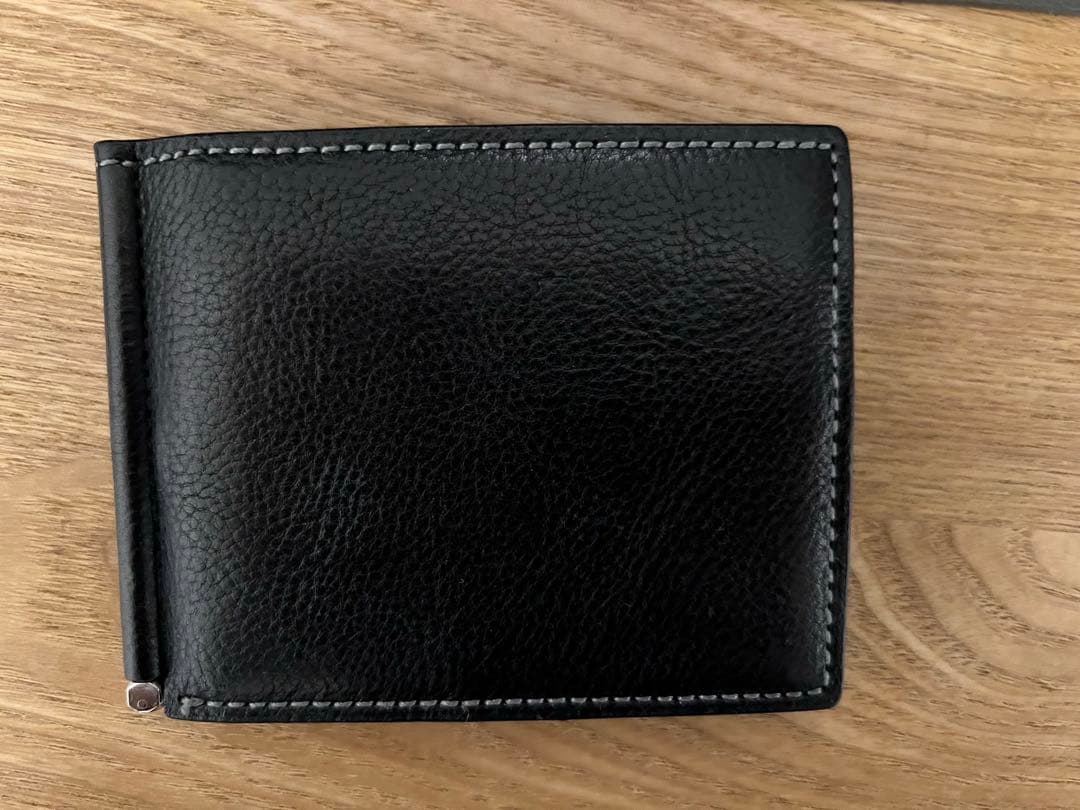 土屋鞄 ウルバーノ マネークリップ 小銭入れ付き ブラック