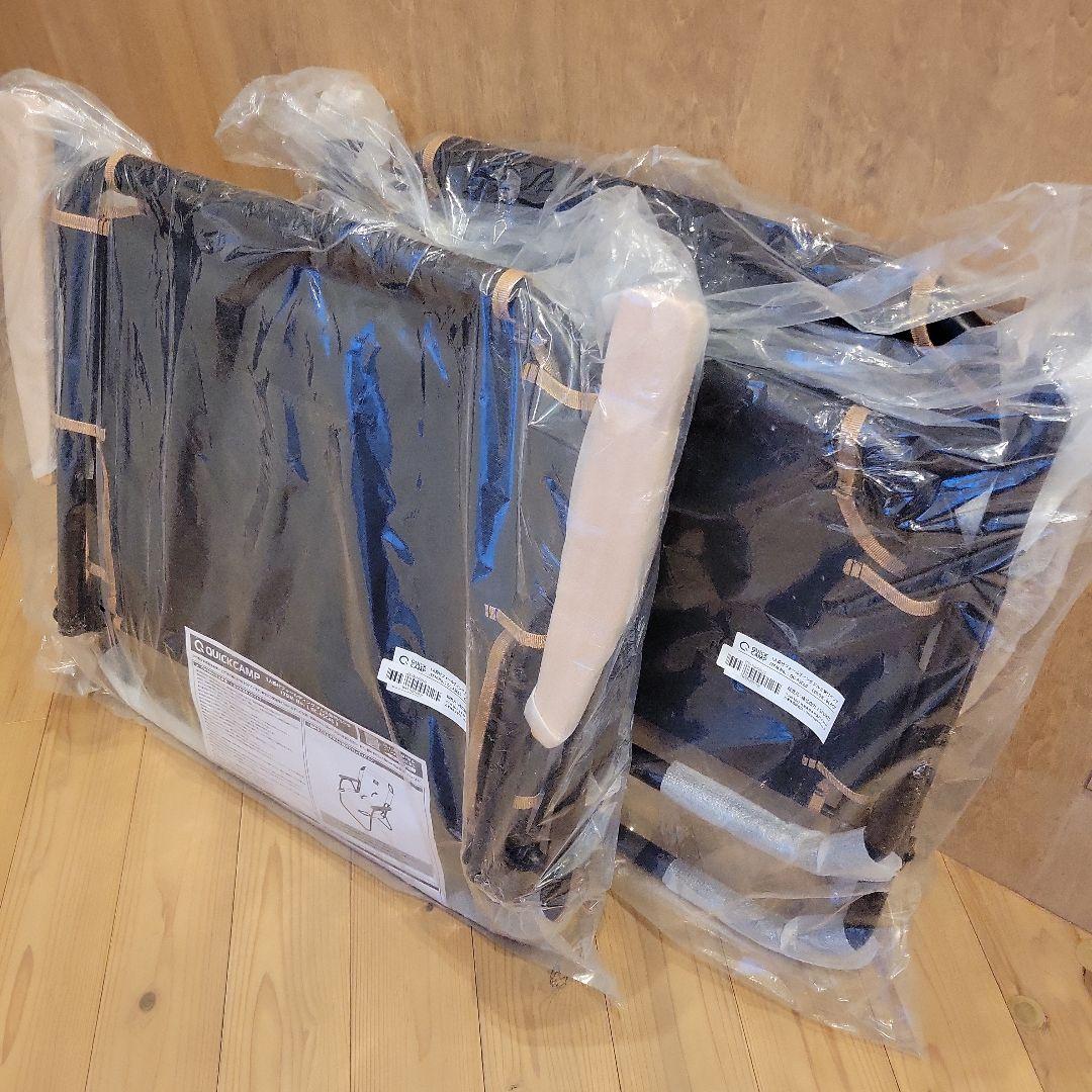 QUICKCAMP アウトドアチェア QC-ASC60 ブラック　折り畳み