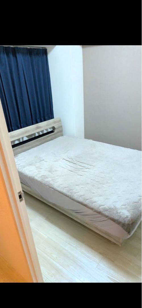 セミダブル 脚付きマットレス ベージュ