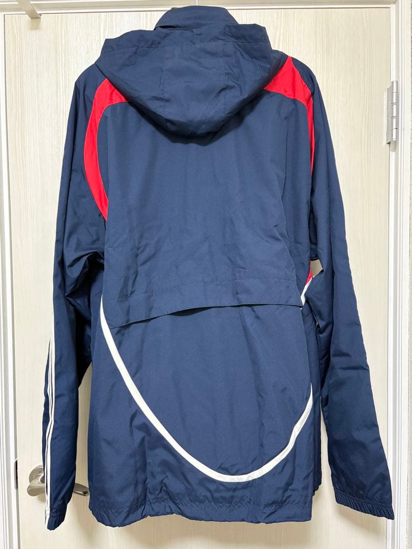 adidas フランス代表 ベンチコート ネイビー/レッド