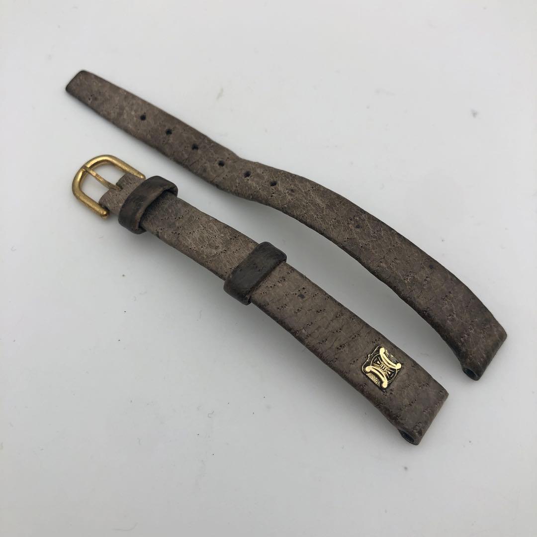 【稼働品】セリーヌ トリオンフ　ロゴ スクエア クォーツ 腕時計 8311