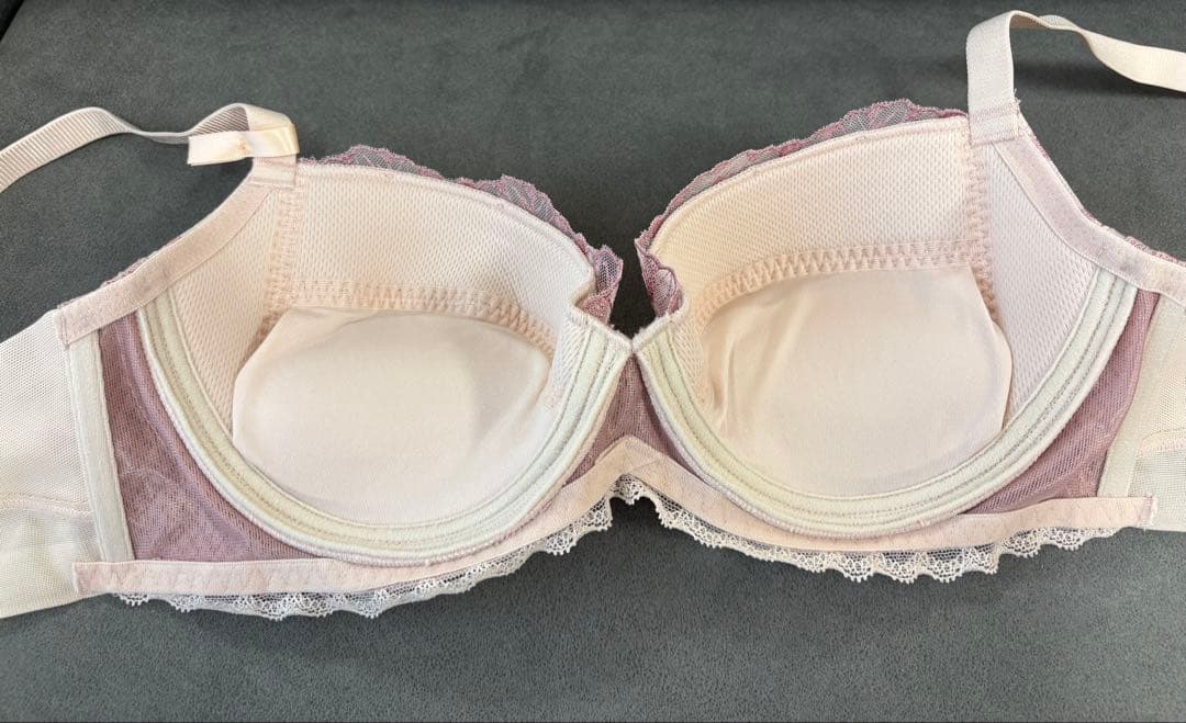 アモスタイル チャーミングラマー ブラジャー＆ショーツ3枚 C80 L ピンク