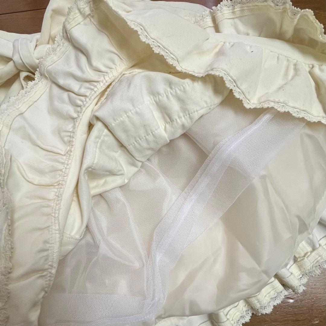 そ*ろ様 ベイビーザスターズシャインブライト スカート 秋冬 別珍 チュール付